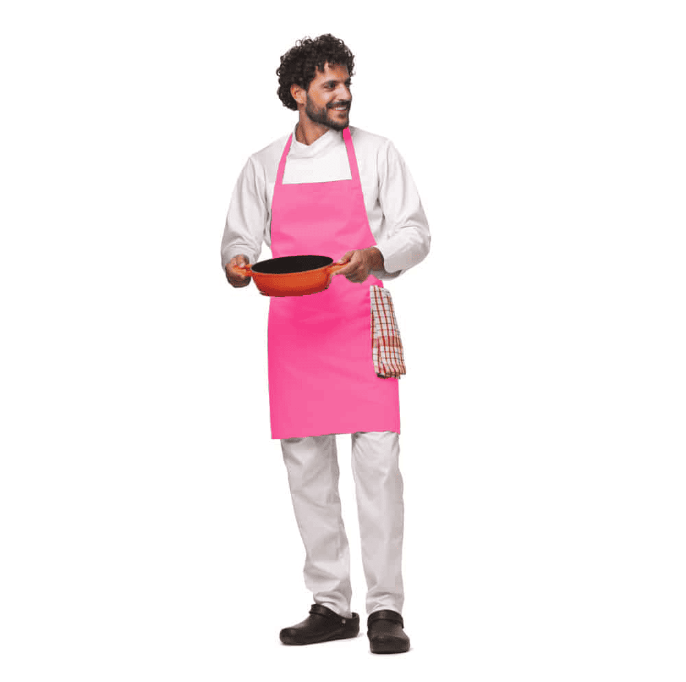 مريول قماش ملون مع رقبه   WORKER 266 