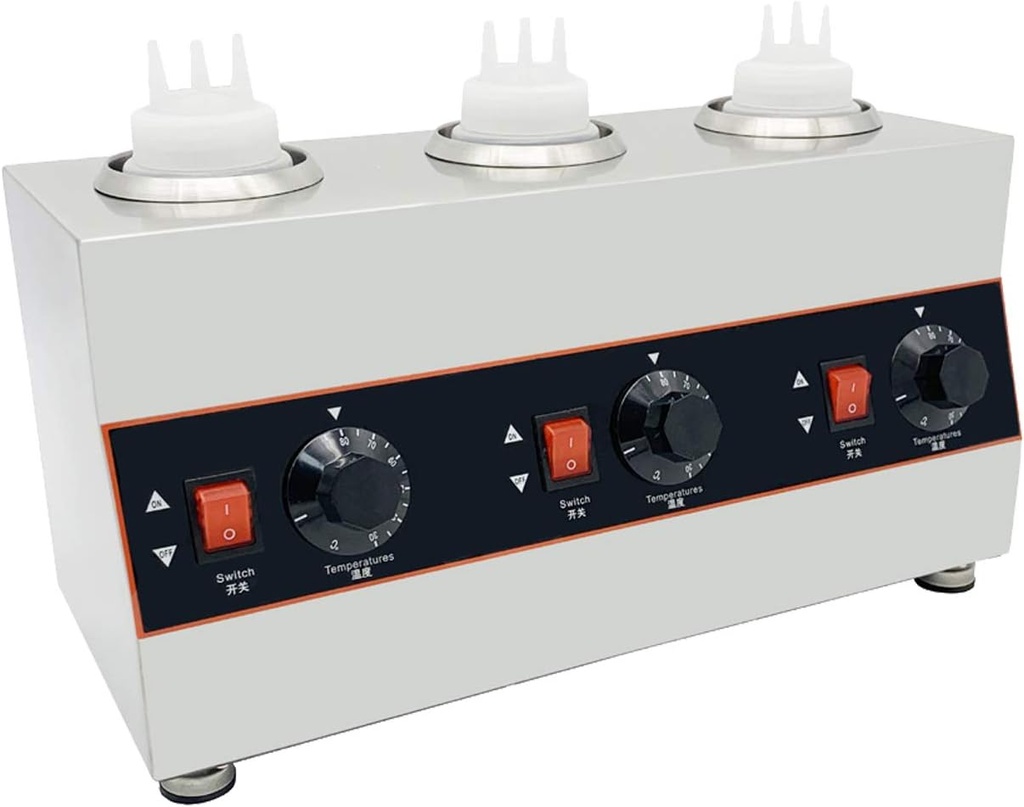 ماكنة تسيح شوكلاتة ستانلس كهربائي 2 عين M.S-SW-2A 