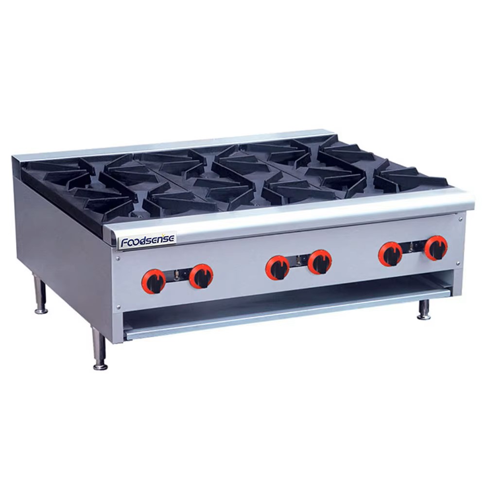 غاز طباخ 6 عيون نظام امريكي HGS-6.M