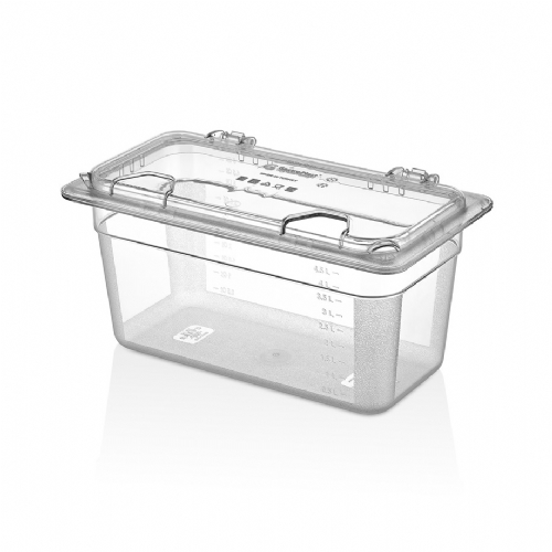  GNPM-13R غطاء صحن بلاستيك شفاف 1/3 مع غطاء تركي م